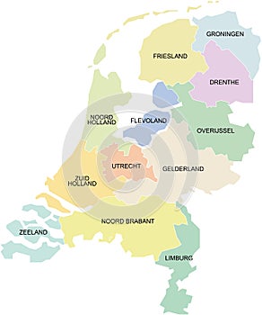 Nizozemí regiony 