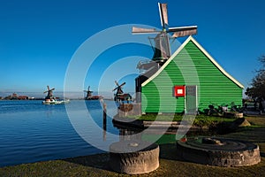 Netherlands - Tour Boat Going Out to Windmills