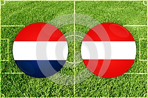 Netherlands vs Austria football match