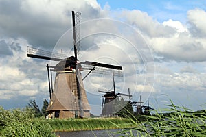 Netherlands, windmills Kinderdijk