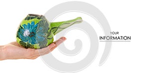 The neti pot in hand pattern