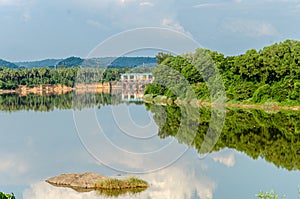 Netravati River at Thumbe in Mangalore, India