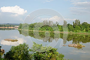 Netravati River at Thumbe in Mangalore, India