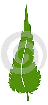 Nettle silhouette logo