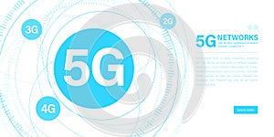 Network 5G concept. High speed connection Internet