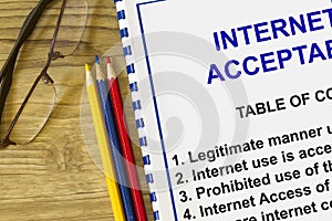 Network acceptable use