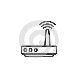 Network Access Point line icon