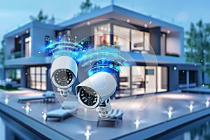 Network automation enhances security system management  oversee powerful Wi-Fi, camera protection, and alarms remotely. photo