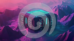 network blinking data server