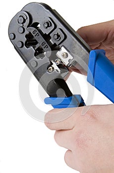 Network cable crimper 1