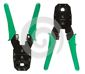 Network cable crimper