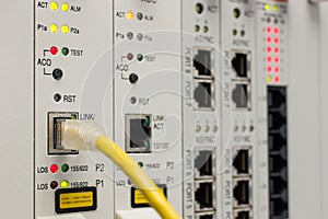 Network cable plug in device