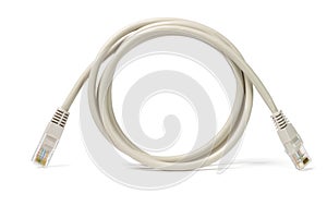 Network cable and plugs