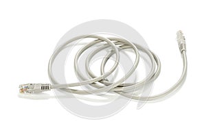 Network cable and plugs