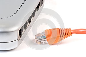 Network cable and router