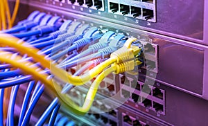 Network cable in switch and firewall