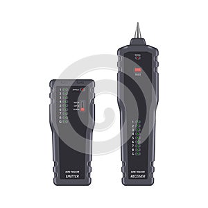 Network cable tester. Cable LAN tester.