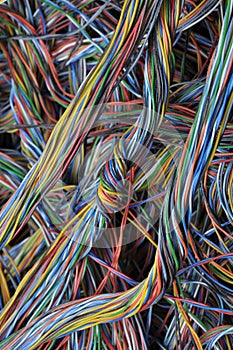 Network cables background