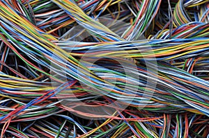 Network cables background