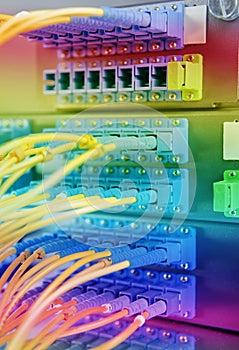 Network cables and servers