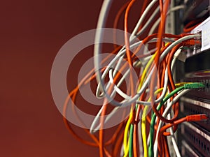 Network cables and servers