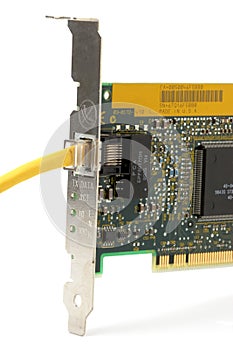 Network card with cable