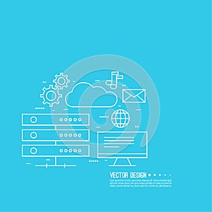 Network cloud computing.