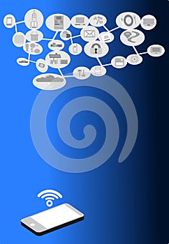 Network cloud. Mobility and inter connectivity.