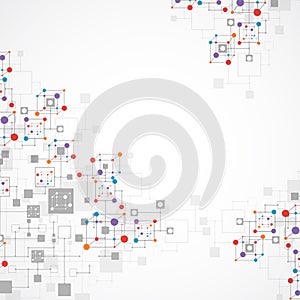 Network color technology background