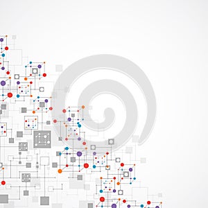 Network color technology background