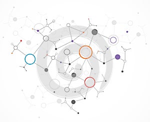 Network color technology background