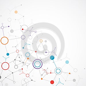 Network color technology background