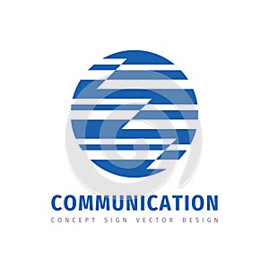 Network communication business logo design. Global technology vector icon. Progress development concept logo.