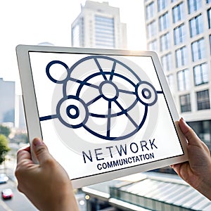 Network Communication Icon photo