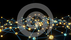 Network connection abstract, digital technology, data flow, internet structure, tech, Stock Photo, Generative AI