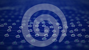 Network connection for cloud computing