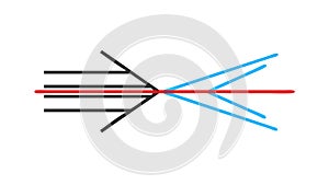Network Connection Lines Icon Vector, vector design Generative AI