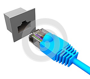 Network Connection Shows World Wide Web And Computing