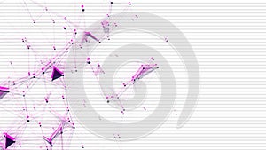 Network connection structure. Concept of hi tech and future. Communication and web concept. Big data visualization. Distortion of