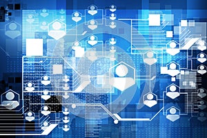 Network connections concept