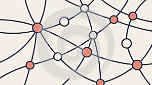 Network Connectivity: Abstract Data Flow & Connections, vector design Generative AI