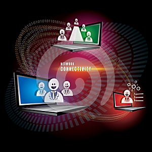 Network Connectivity concept vector