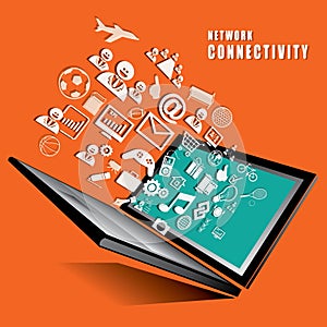 Network Connectivity concept vector