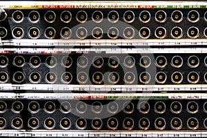 Network connectors on the computer