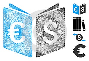 Network Currency Book Vector Mesh