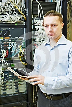 Network engineer admin at data center