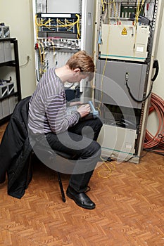 Network engineer at site