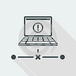 Network error - Flat minimal icon