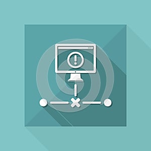 Network error - Flat minimal icon