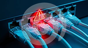 Network Error Warning on Ethernet Switch
